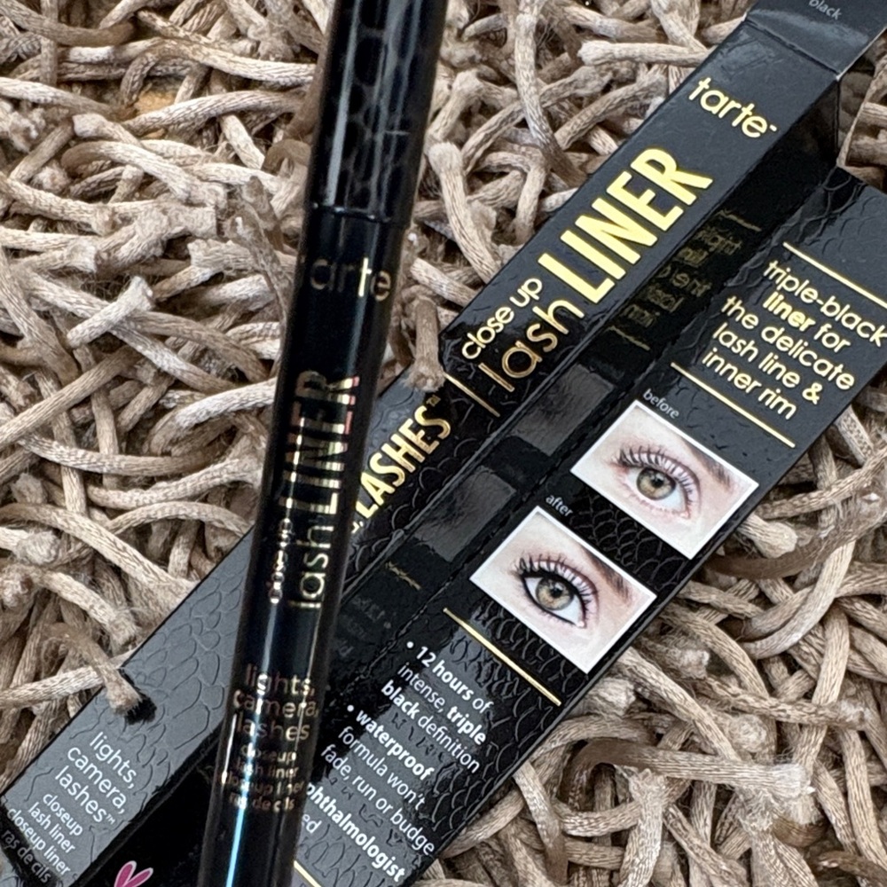 NEW Tarte Lights, Camera, Lashes Lash Liner in Black